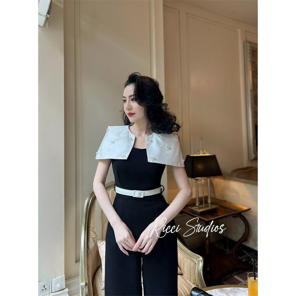 Váy B11 Jumpsuit Ricci thiết kế chất liệu cheo hàn cao cấp | RICCI OFFICIAL
