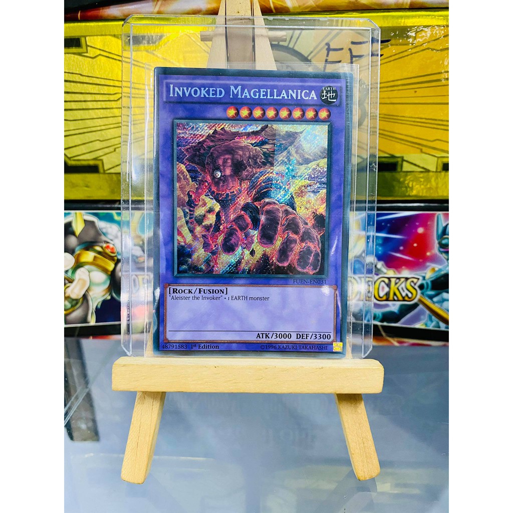 [ Dưa Hấu Yugioh ] Lá bài thẻ bài Invoked Magellanica - Secret Rare - Tặng bọc bài nhựa bảo quản