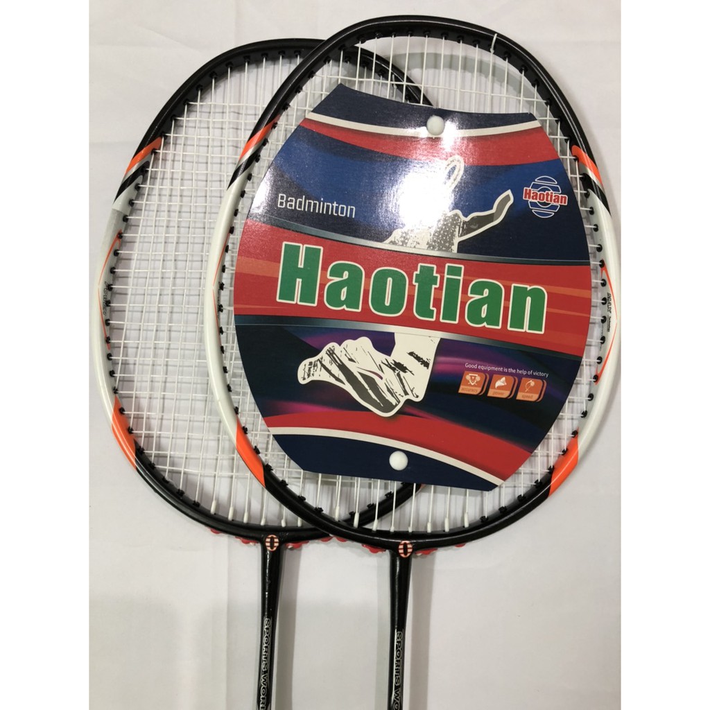 Combo 2 Cây Vợt Cầu Lông Haotian + 1 Hộp Cầu Ba Sao