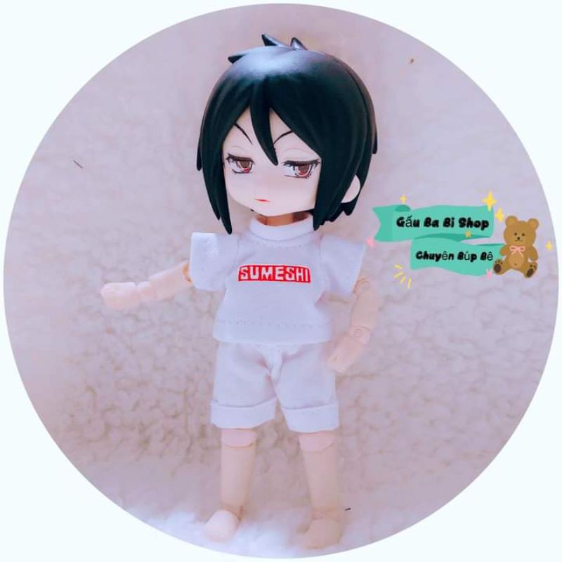 Áo thun cho búp bê ob11, ddf, 5inch, 1/8 bjd, baboliy, bru, babies, xinji, animator 40cm