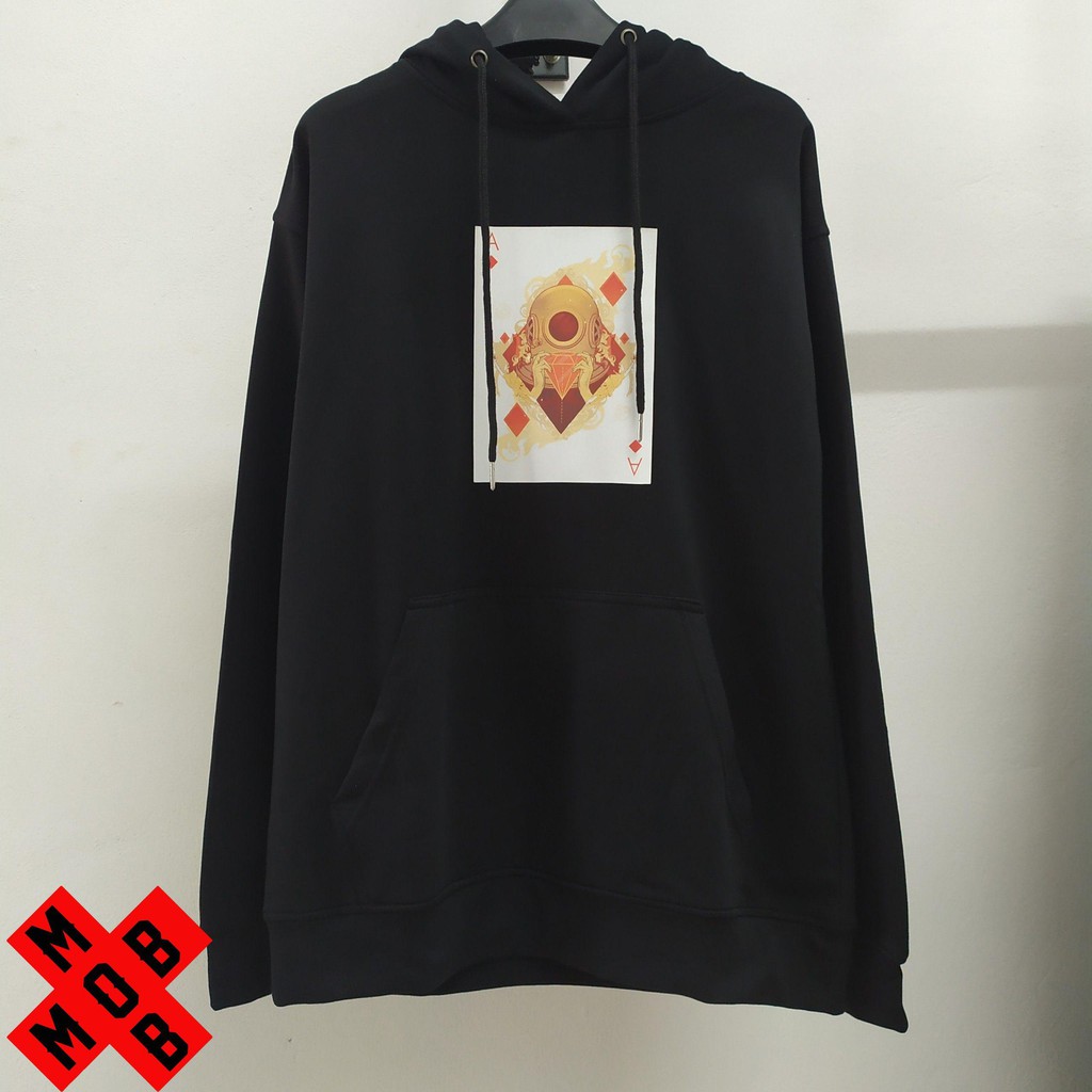 Áo Hoodie dáng rộng nam nữ Playing card