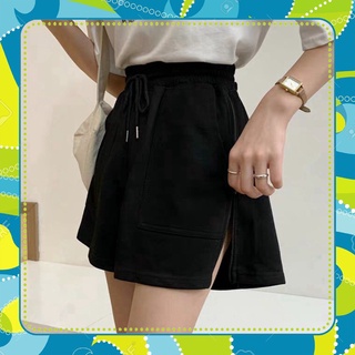 (Sp sẵn) QUẦN SHORT PHỐI KHOÁ HÔNG KÉO XẺ TÀ NĂNG ĐỘNG CHO NỮ - QUẦN ĐÙI XẺ KHOÁ ĐEN TÍM TRẮNG XÁM ULZZANG