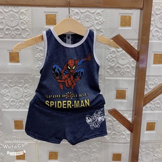 Bộ 3 lỗ spider man cho bé 8-19 cân