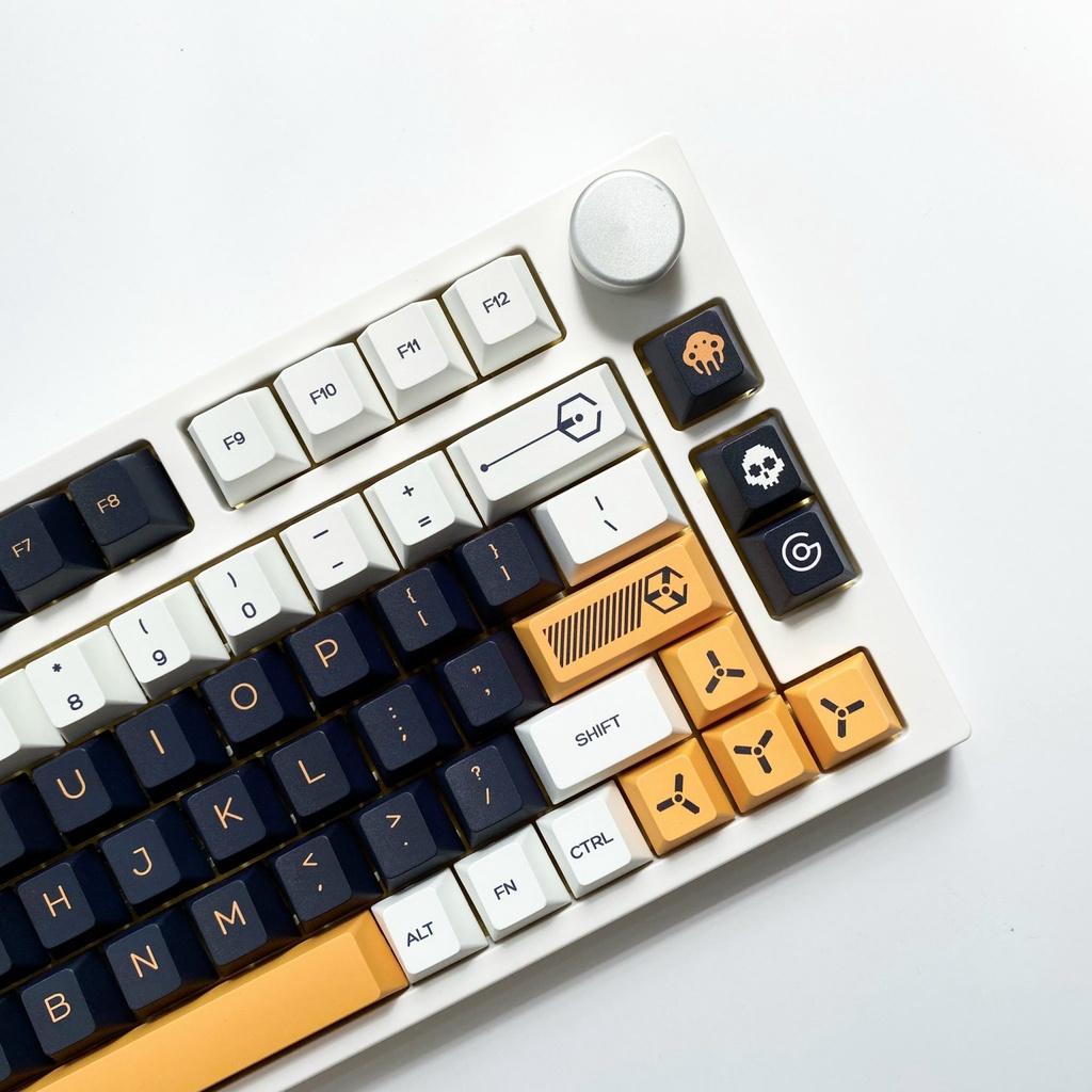 Bộ keycap Virtual War Cherry Profile PBT dye-sub 140 phím nút bàn phím cơ - Kicap