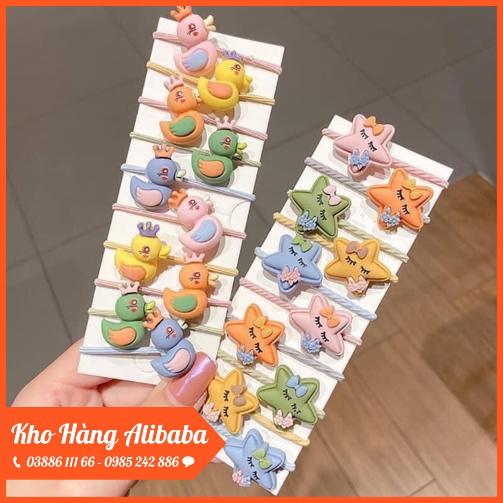  SET 10 Dây Chun Buộc Tóc [CÓ CHỌN MẪU]