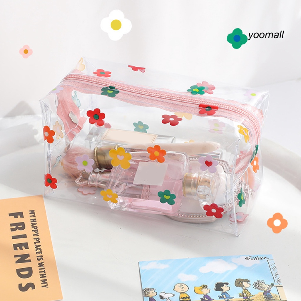 [Hàng mới về] Túi đựng mỹ phẩm du lịch cỡ lớn chống thấm nước in họa tiết hoạt hình