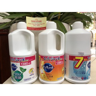 Nước rửa bát kyukyuto kao nhật bản 1380ml