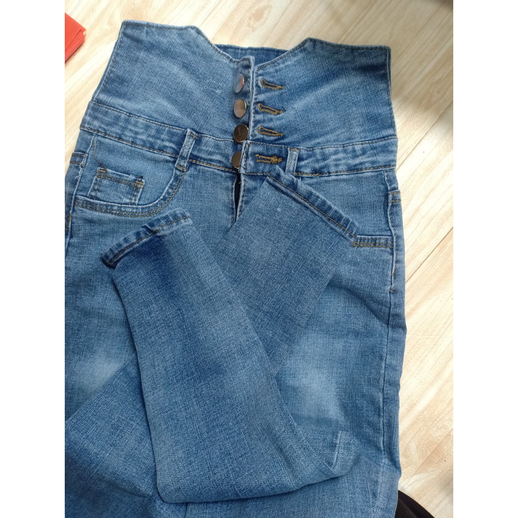 quần jean lưng cao cạp cao loại đẹp | BigBuy360 - bigbuy360.vn