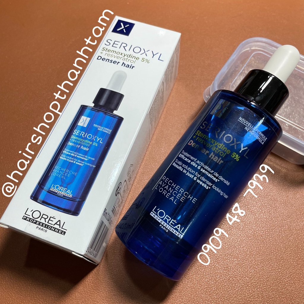 Tinh chất mọc tóc gia tăng 1700 sợi trong 3 tháng Serioxyl Denser Hair L'oreal 90ml