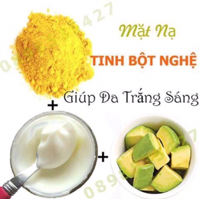 Tinh Bột Nghệ Vàng Nguyên Chất 100% Handmade 100GR