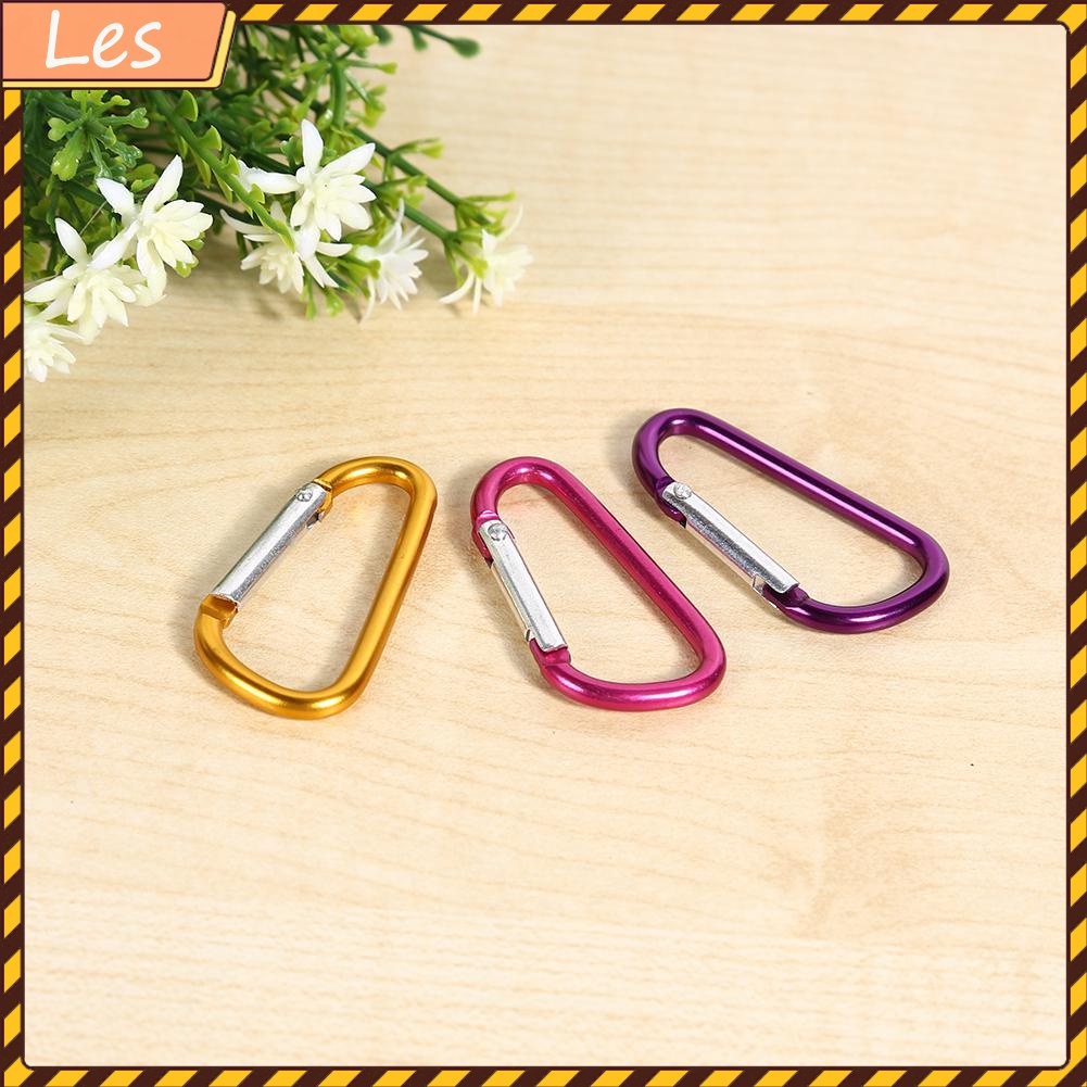 Bộ 10 móc khóa carabiner dùng khi leo núi