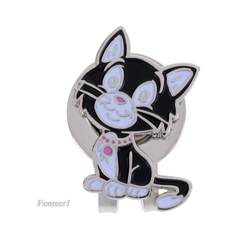 [Fenteer1] Kẹp Đánh Dấu Bóng Golf Từ Tính Màu Bạc