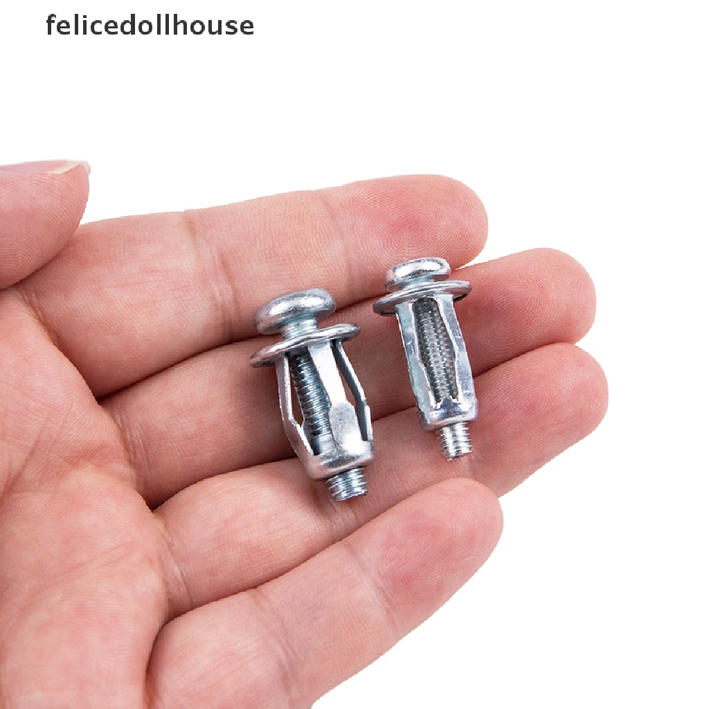 Set 10 ốc vít kim loại M5/ M6 dùng cho xe hơi/ tường/ sắt