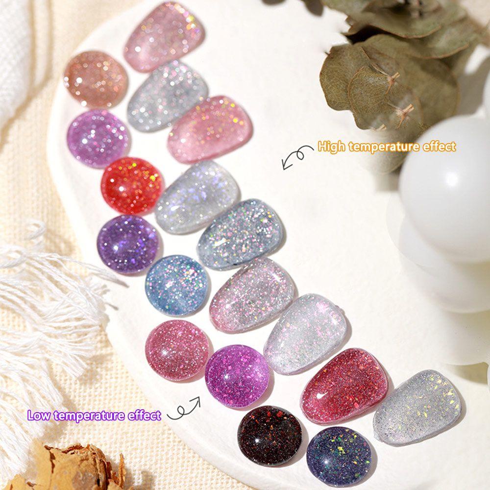 Gel Sơn Móng Tay 15ml Màu Sắc Gradient Thay Đổi Theo Nhiệt Độ