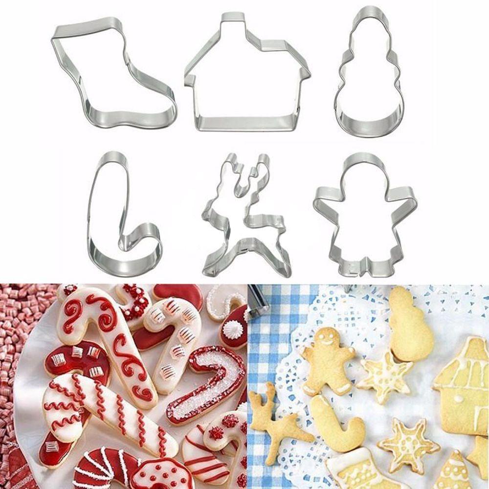 Set 10 Khuôn Cắt Bánh Quy Tạo Hình Chủ Đề Giáng Sinh Dễ Thương