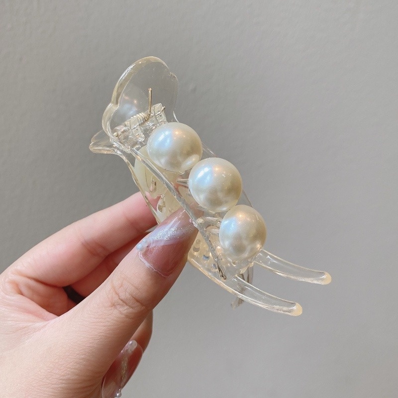 Kẹp gắp tóc đính hạt ngọc trai giả thời trang nữ tính