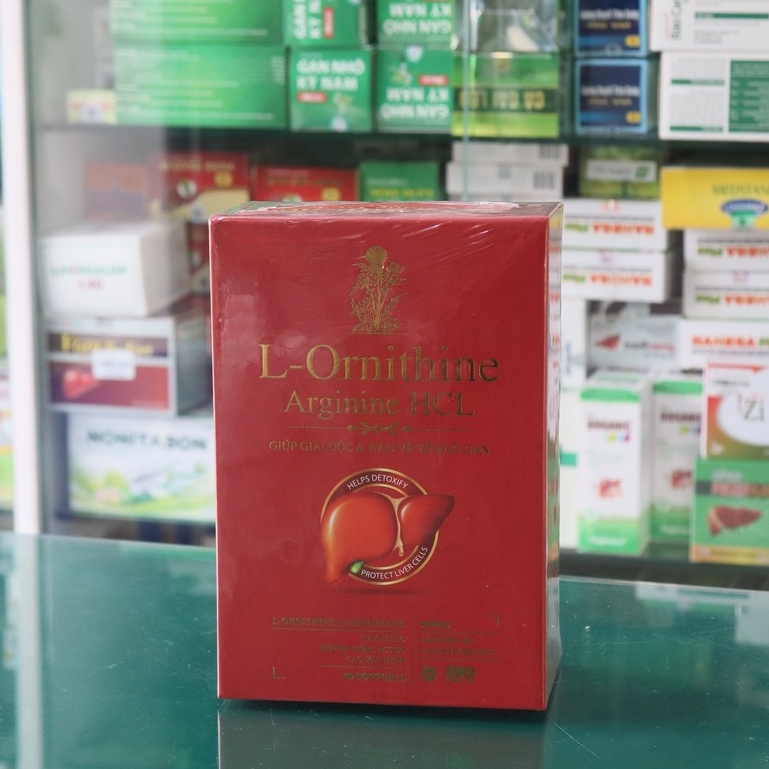 L - Ornithien Arginine HCL– Hỗ trợ giải độc và bảo vệ tế bào gan, hỗ trợ kích thích tiêu hóa (hộp 60 viên)