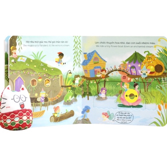 Sách Chuyển Động Tương Tác Busy Books - Các Nàng Tiên - Fairies - Đinh Tị