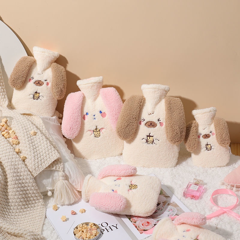 Túi Chườm Nước Nóng Dày Dặn Giữ Ấm Chống Nổ Họa Tiết Dễ Thương