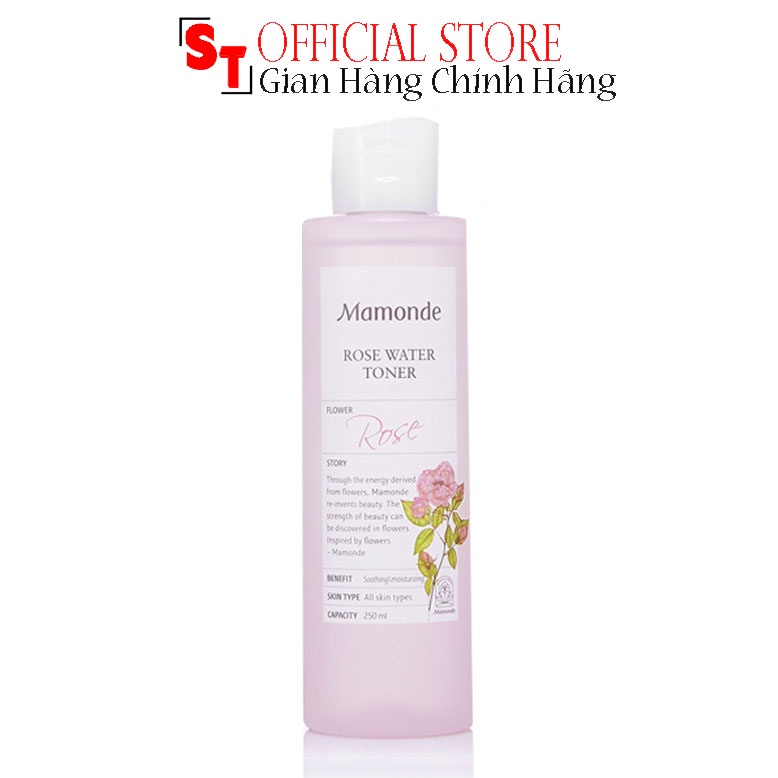 Nước Hoa Hồng Mamonde Rose Water Toner 250ml Chính Hãng Hàn Quốc