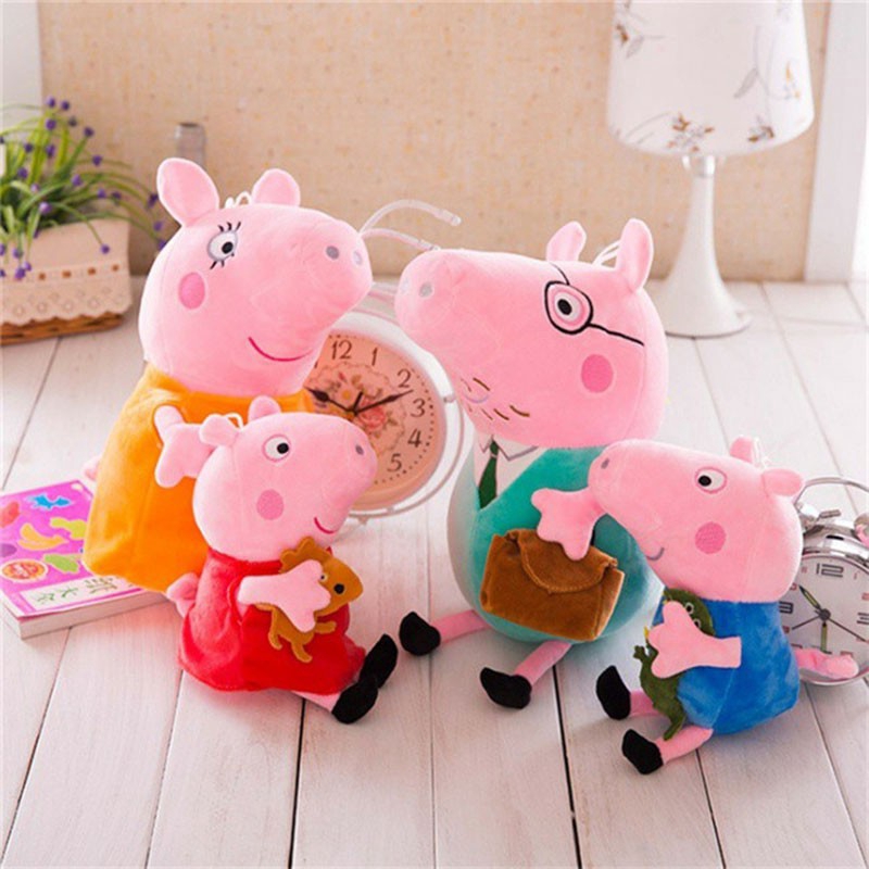 Thú Nhồi Bông Hình Heo Peppa Dễ Thương 30cm