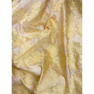 vải organza hoa ép nổi