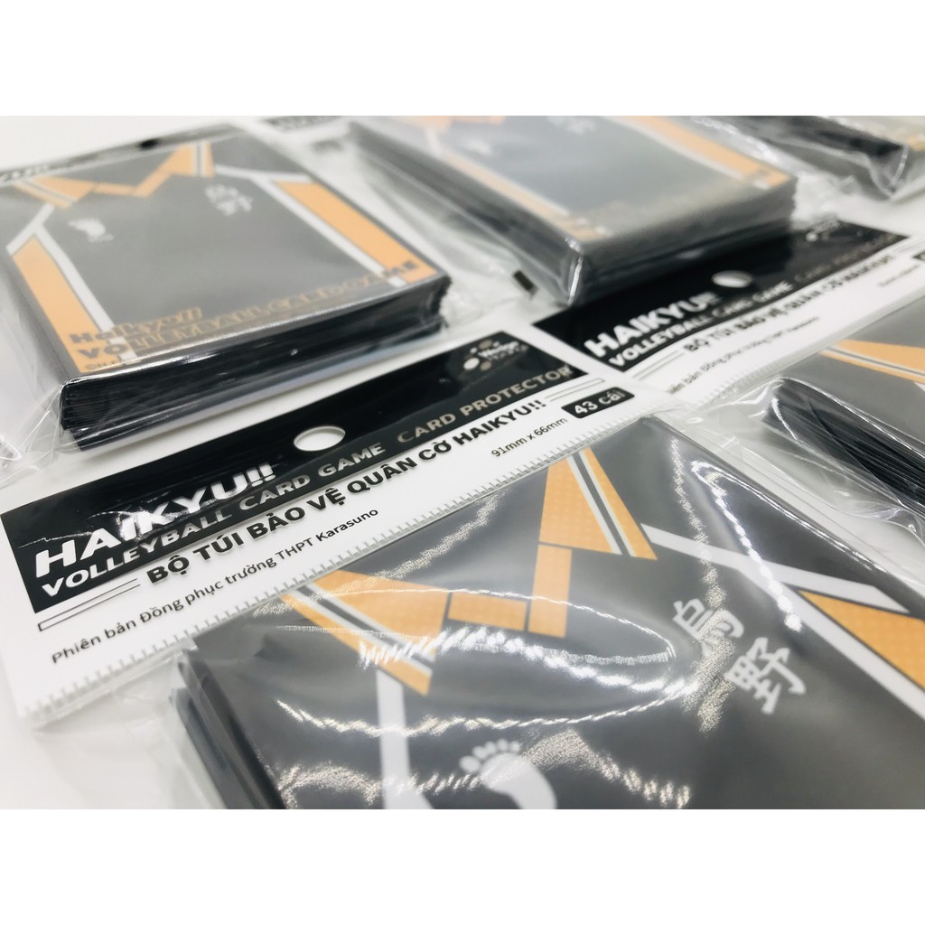Bộ cờ bóng chuyền Haikyu - Bộ túi bảo vệ HCP-02 - Bộ 42 túi bảo vệ