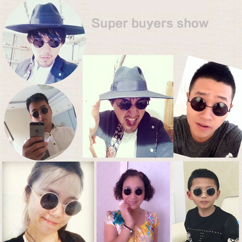 【COD】Mắt Kính râm Ngố gọng Tròn Thời Trang Cực Ngầu cho nam nữ Thầy Bói Nhiều Màu tia UV400 hot tred 2022