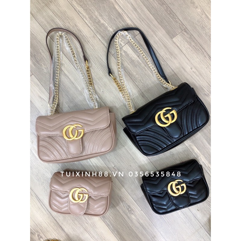 [HÀNG LOẠI 1] TÚI ĐEO CHÉO NỮ MAMONT KHÓA ĐỒNG THỜI TRANG NỮ ĐẸP CAO CẤP GIÁ RẺ | BigBuy360 - bigbuy360.vn