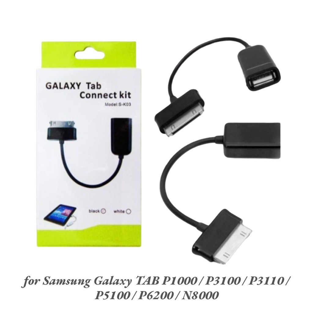 Cáp Otg Cho Samsung Galaxy Tab P1000 P3100 P3110 P5100 P6200 N8000