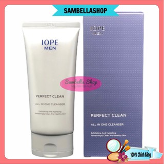 Sữa rửa mặt cho nam / sữa rửa mặt iope perfect clean all in one cleanser