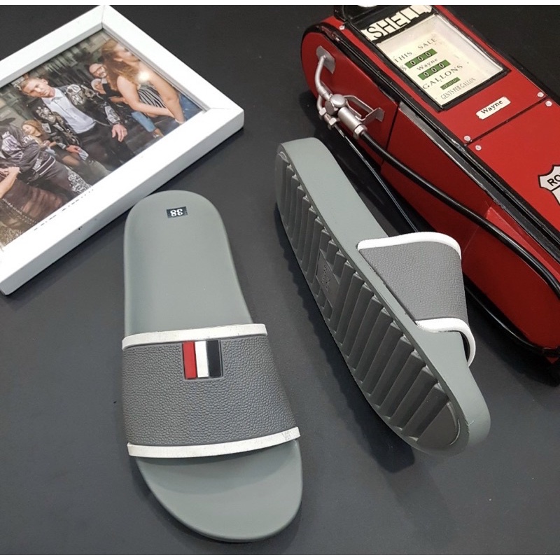 Dép quai ngang thời trang có hoạ tiết trẻ trung, Dép mùa hè phong cách giới trẻ btshop từ 38 đến 42