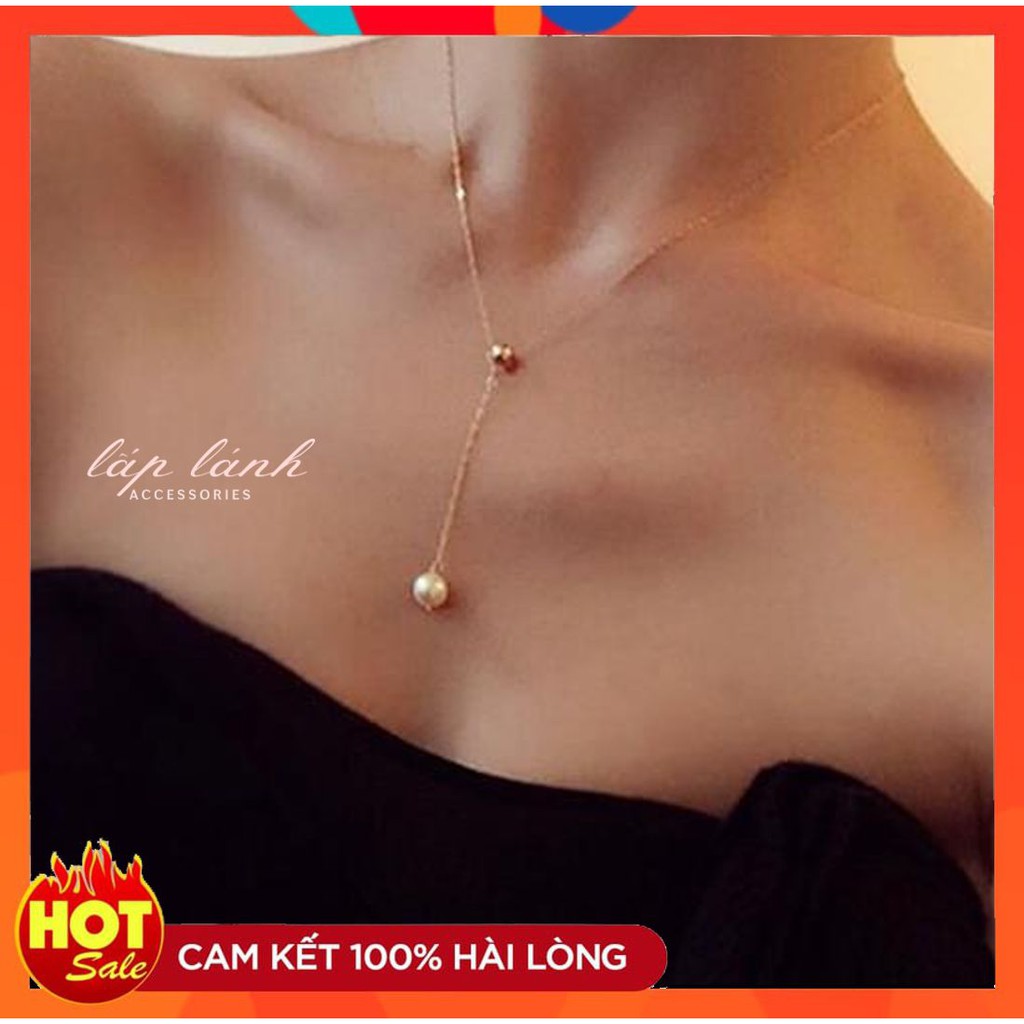 [HOT] DÂY CHUYỀN VÒNG CỔ ĐÍNH HẠT NGỌC NHÂN TẠO PHONG CÁCH TIỂU THƯ HÀN QUỐC 214DC031