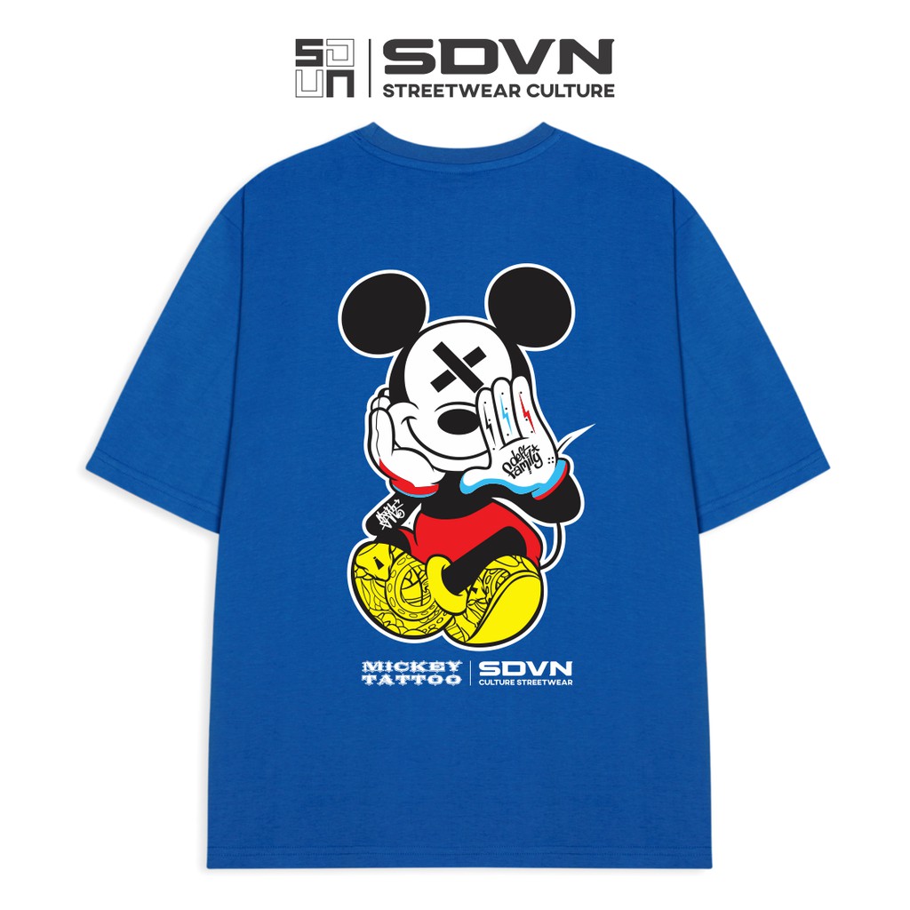 Áo Thun Unisex SDVN Mickey Tattoo