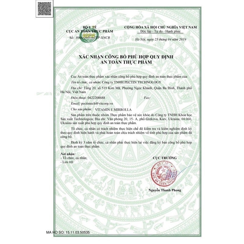 Vitamin E Toco 500mg Pháp hộp 30 viên