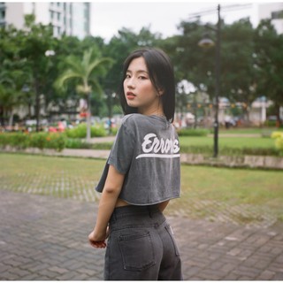 WASHED LOGO CROPTOP