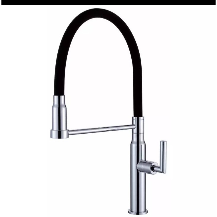 Vòi rửa chén nóng lạnh SUS304 cần bẻ Silicon, vòi rửa chén bát nóng lạnh inox 304.