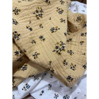 vải xô muslin hoa
