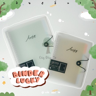[Không Kèm Giấy] Sổ Bìa Còng Kim Loại Lucky Binder A5/B5