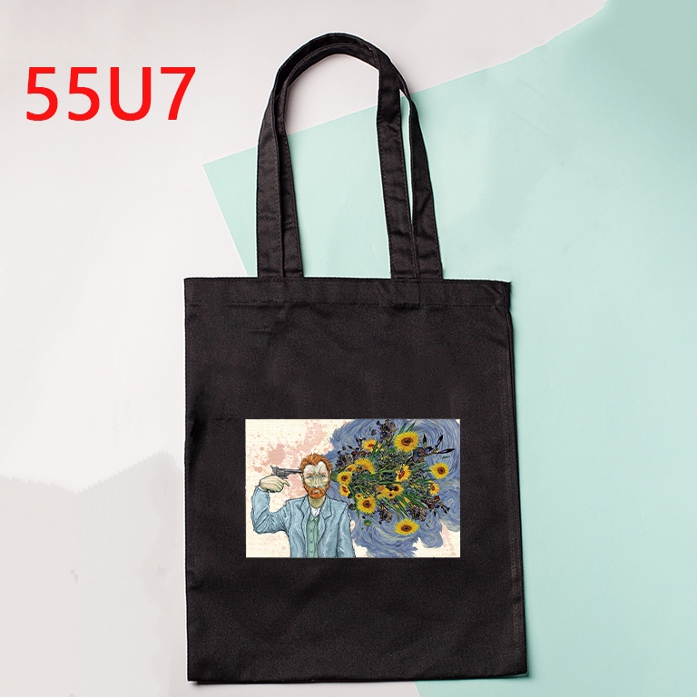Van gogh Túi Vải canvas Đeo Vai Thời Trang harajuku Sành Điệu