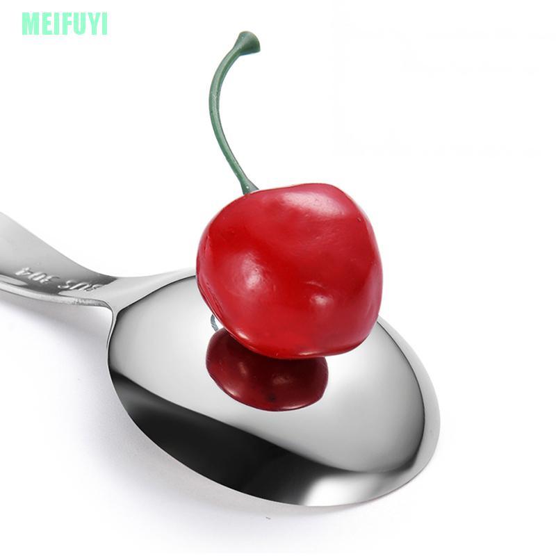 Muỗng múc gia vị bằng thép không gỉ có tay cầm dễ thương
