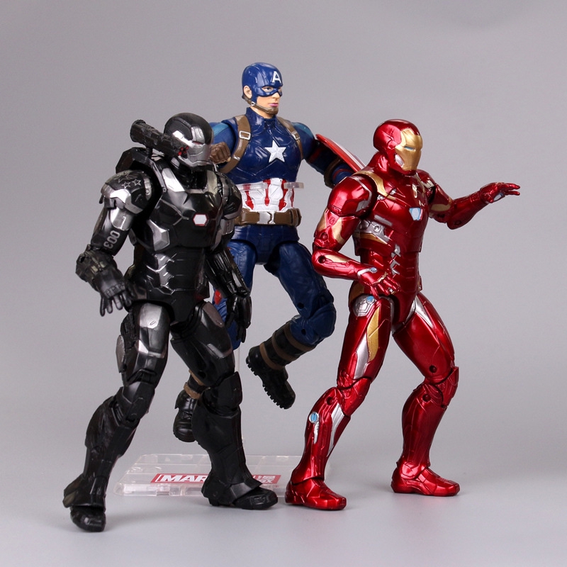 Mô hình nhân vật siêu anh hùng trong phim Avengers Infinity War trưng bày trang trí tiện dụng