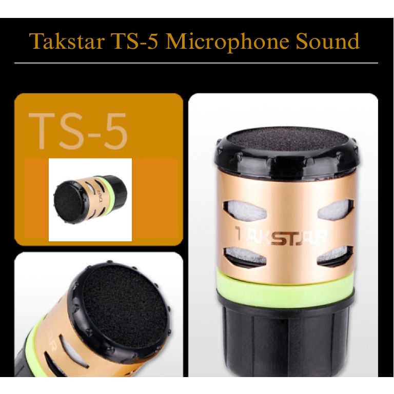 Đầu Củ Micro cao cấp. Takstar TS-5. Chống hú tuyệt vời