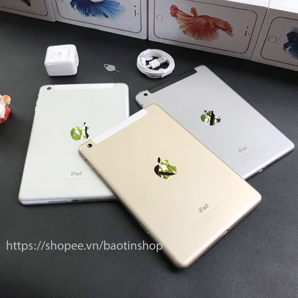 MÁY TÍNH BẢNG IPAD MINI 3 16GB WIFI 4G ZIN ĐẸP 99%