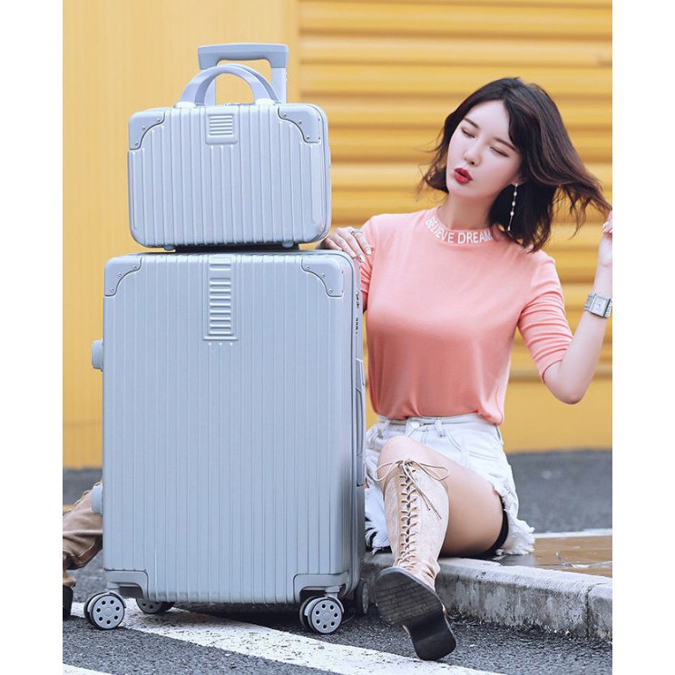 Combo VALI và CỐP TRANG ĐIỂM nhựa ABS+PC cao cấp siêu bền chống vỡ, chịu va đập cực tốt !!!