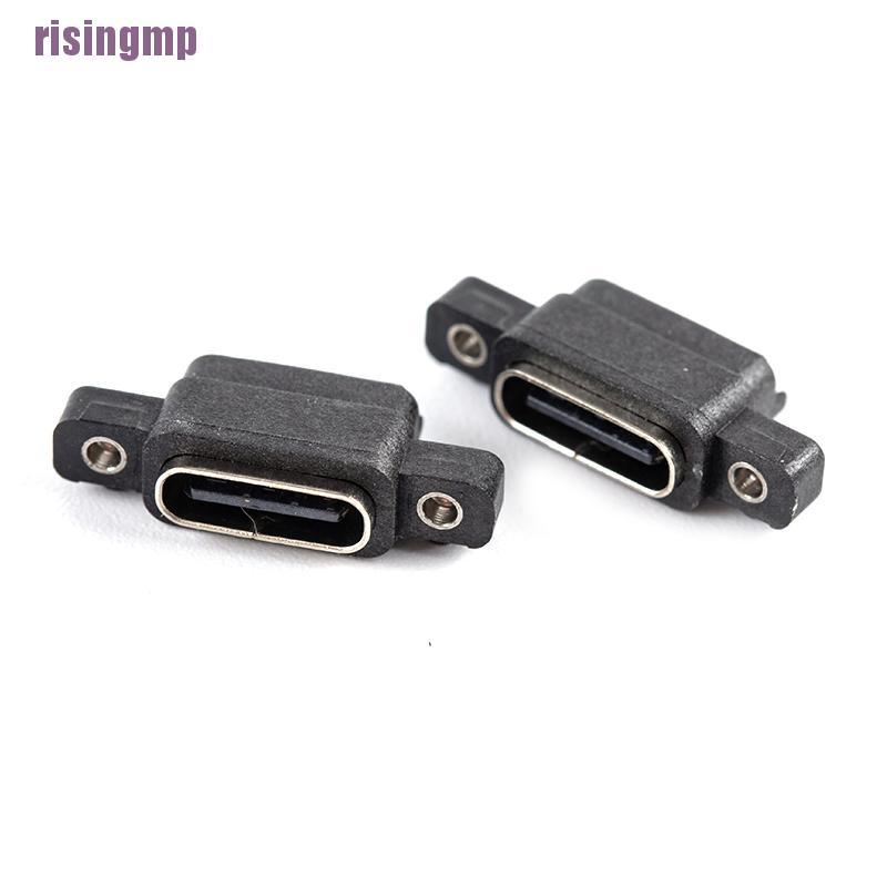 Set 2 đầu kết nối USB 3.1 Type-C 6 chấu dùng tự làm cổng sạc PCB