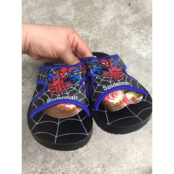 Dép Lê hình siêu nhân nhện nhện BiTo cho bé trai đi học / đi chơi đủ size 24-35