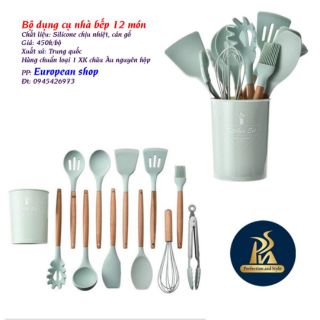 Bộ dụng cụ nấu ăn silicone