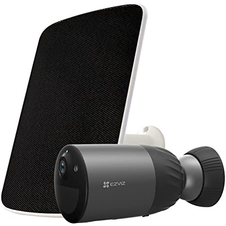 Camera wifi không dây dùng pin Ezviz BC1C (dùng pin), đàm thoại 2 chiều, kèm sạc năng lượng mặt trời (hàng chính hãng)