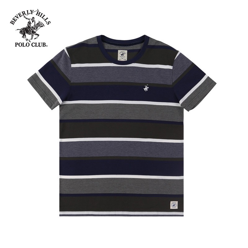 Beverly Hills Polo Club - Áo Tshirt Ngắn tay Nam Slimfit Navy NV- BHPC TSMRSS20TL107